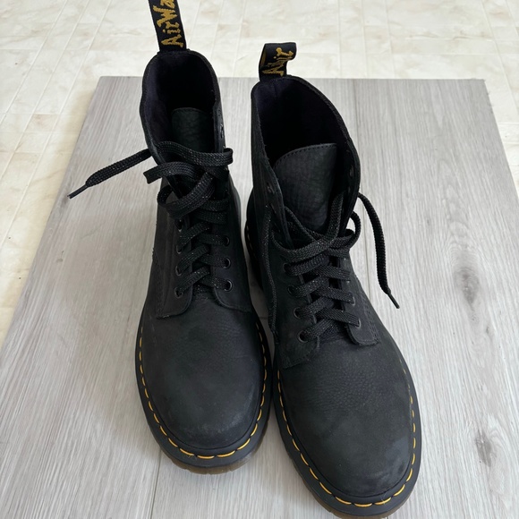 Dr. Martens 1460 PASCAL NUBUCK LEATHER LACE UP BOOTS Black 43 EU/11 US L/10 US M - Picture 7 of 12